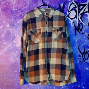 Vans Box Flannel, Large, Navy blue/Beige